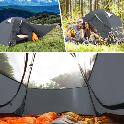 Ultraleichtes Camping Zelt 1 2 3 Personen Wasserdicht Winddicht Kuppelzelt