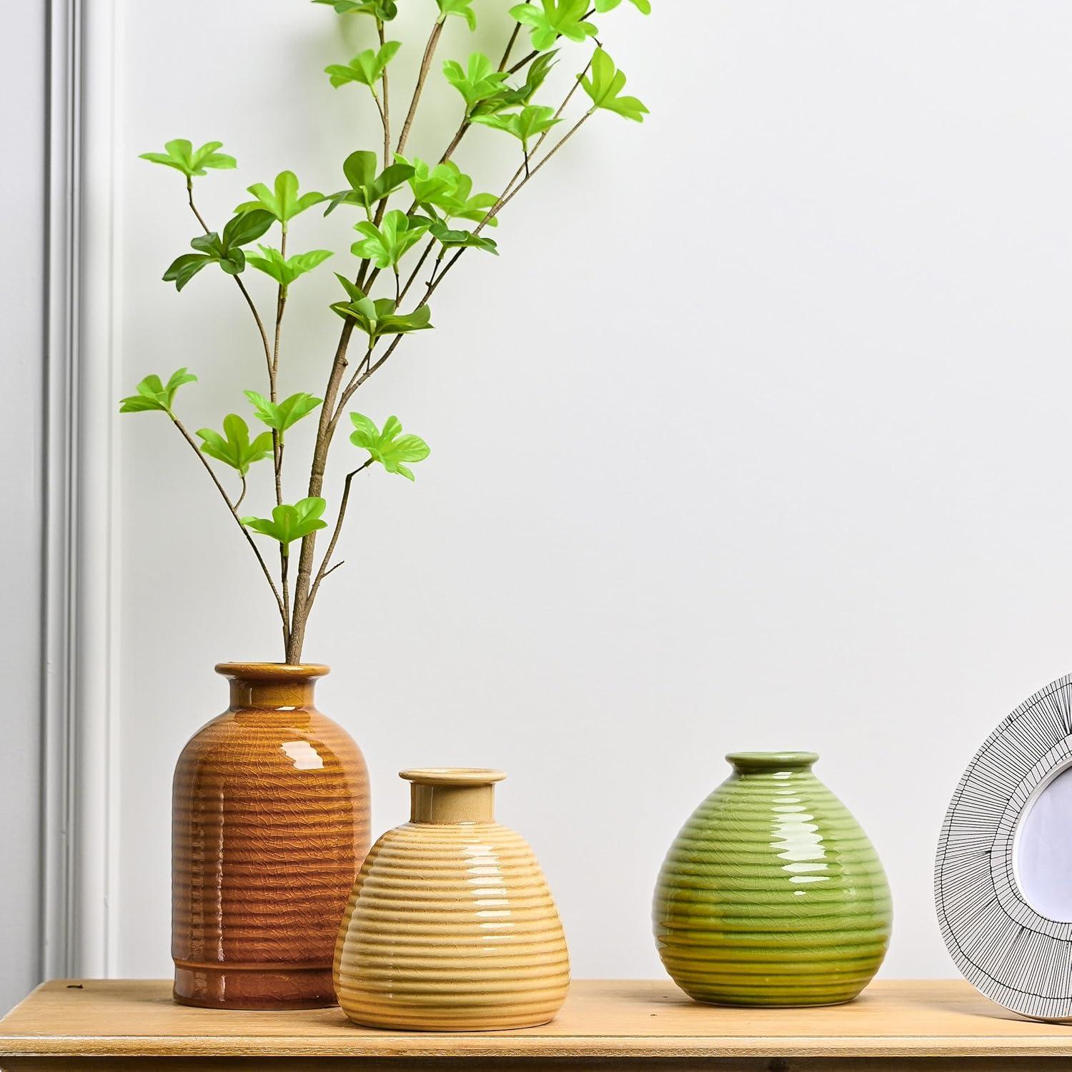 Bunte Moderne Keramik Vasen Set für Dekoration