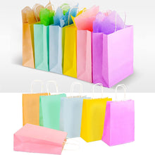 12 Stück Regenbogen Geschenktüten mit Seidenpapier