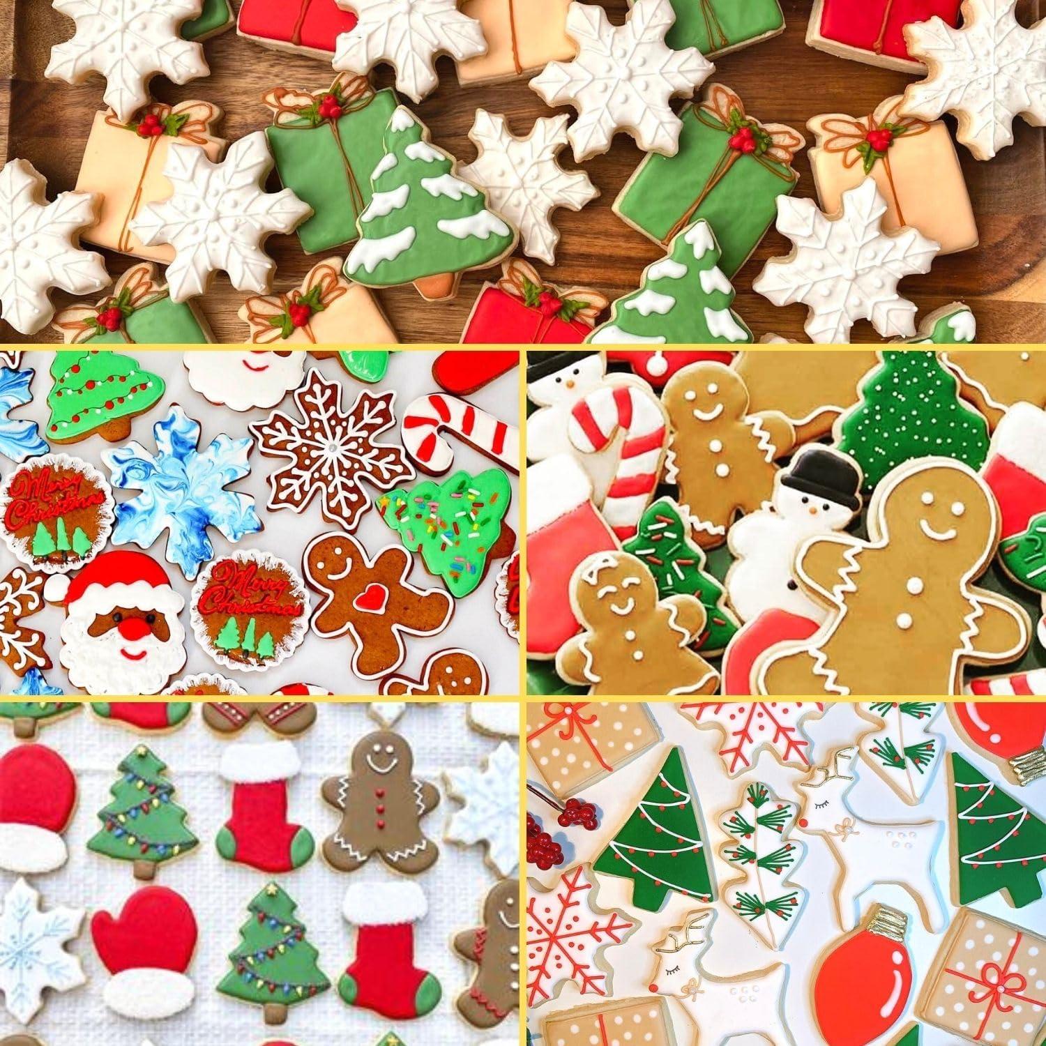 Weihnachts Ausstechformen Set 8-teilig Edelstahl Backen Feiertage