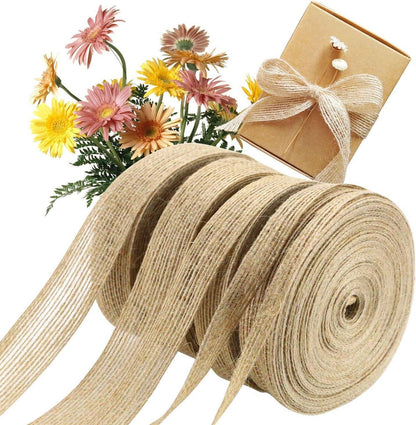Juteband Set 5 Rollen Vintage Geschenkband Deko Hochzeit DIY