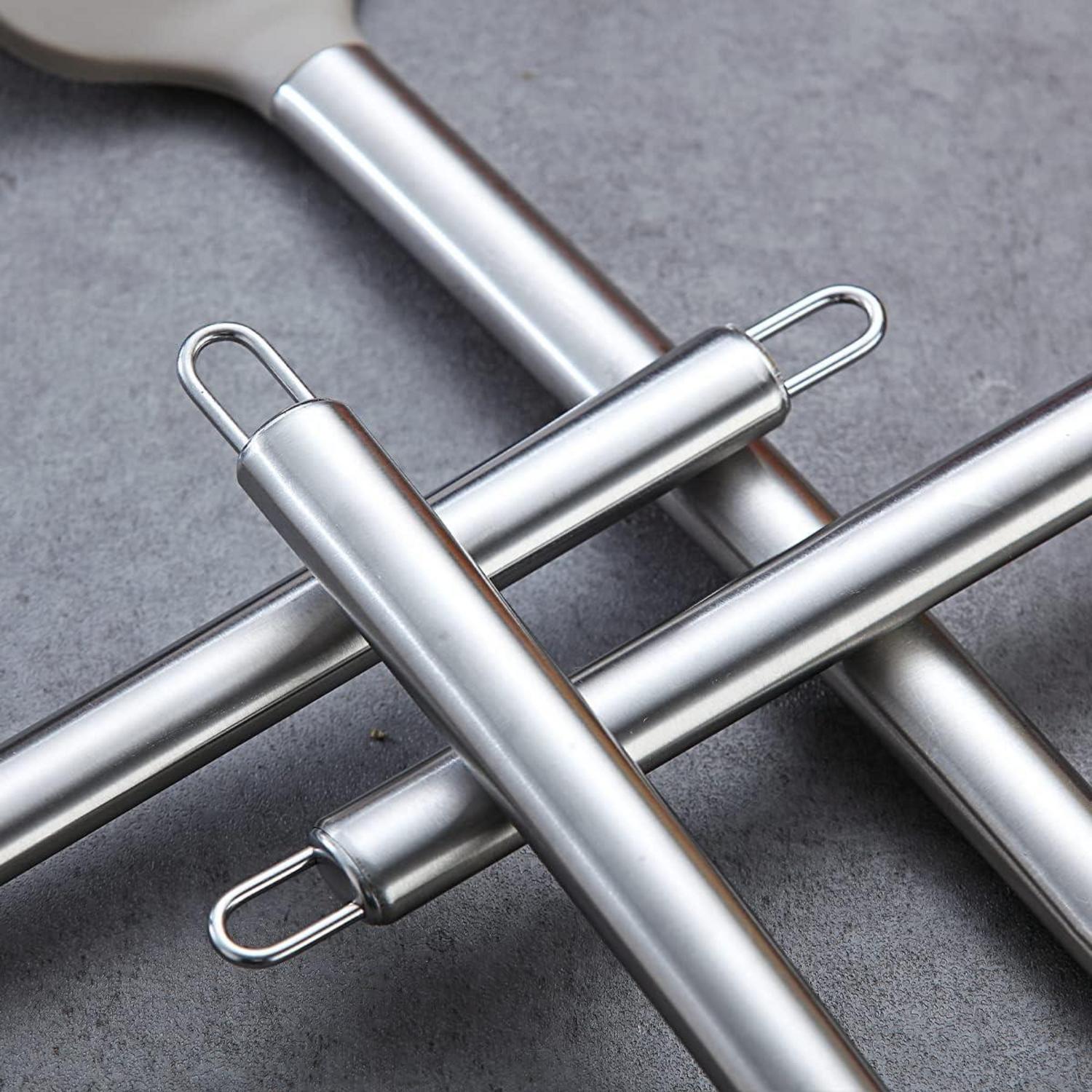 Küchenutensilien Set 38-teilig Antihaft Silikon Edelstahl