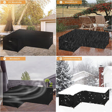 Dokon Gartenmöbel Abdeckung L-Form 600D Oxford