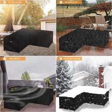 Dokon L-Form Gartenmöbel Abdeckung 600D Oxford Gewebe