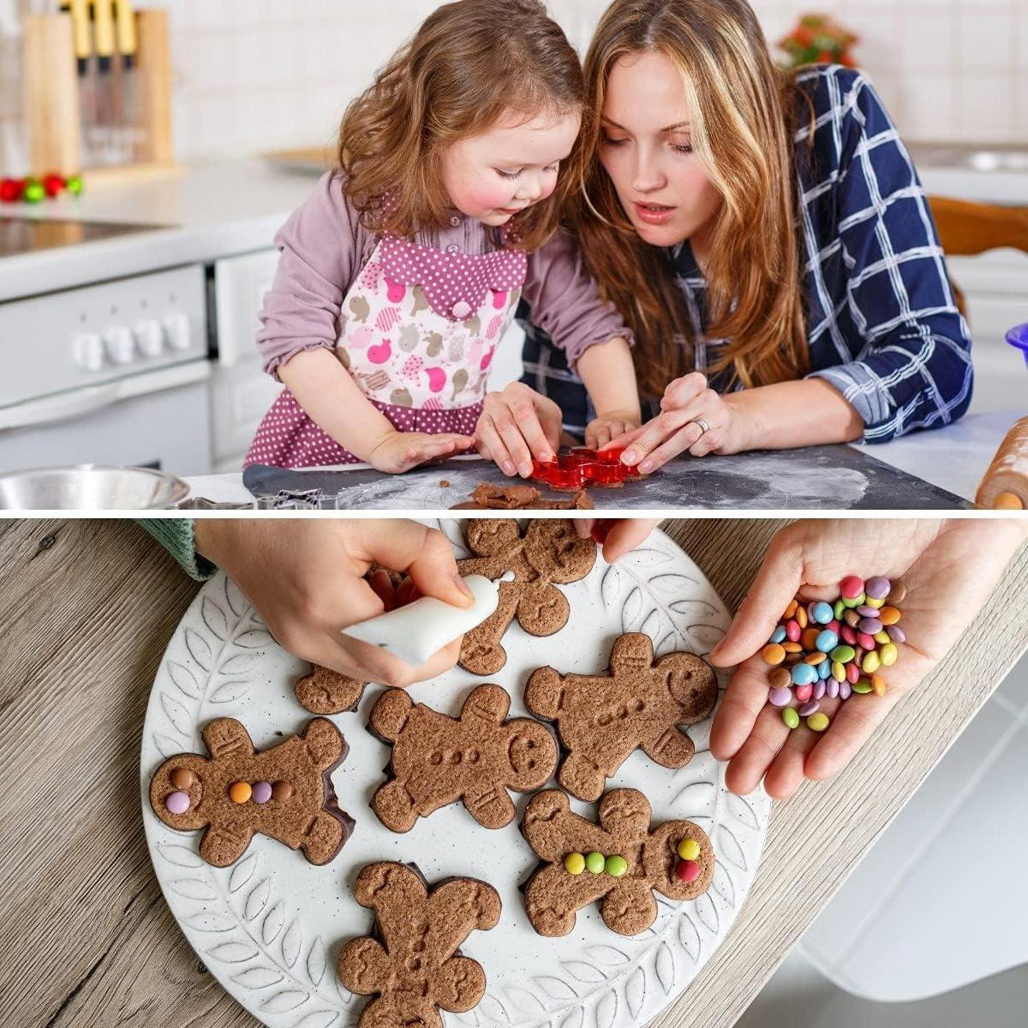 CrethinkLebkuchenmann Ausstechformen Set Edelstahl Weihnachtsferien