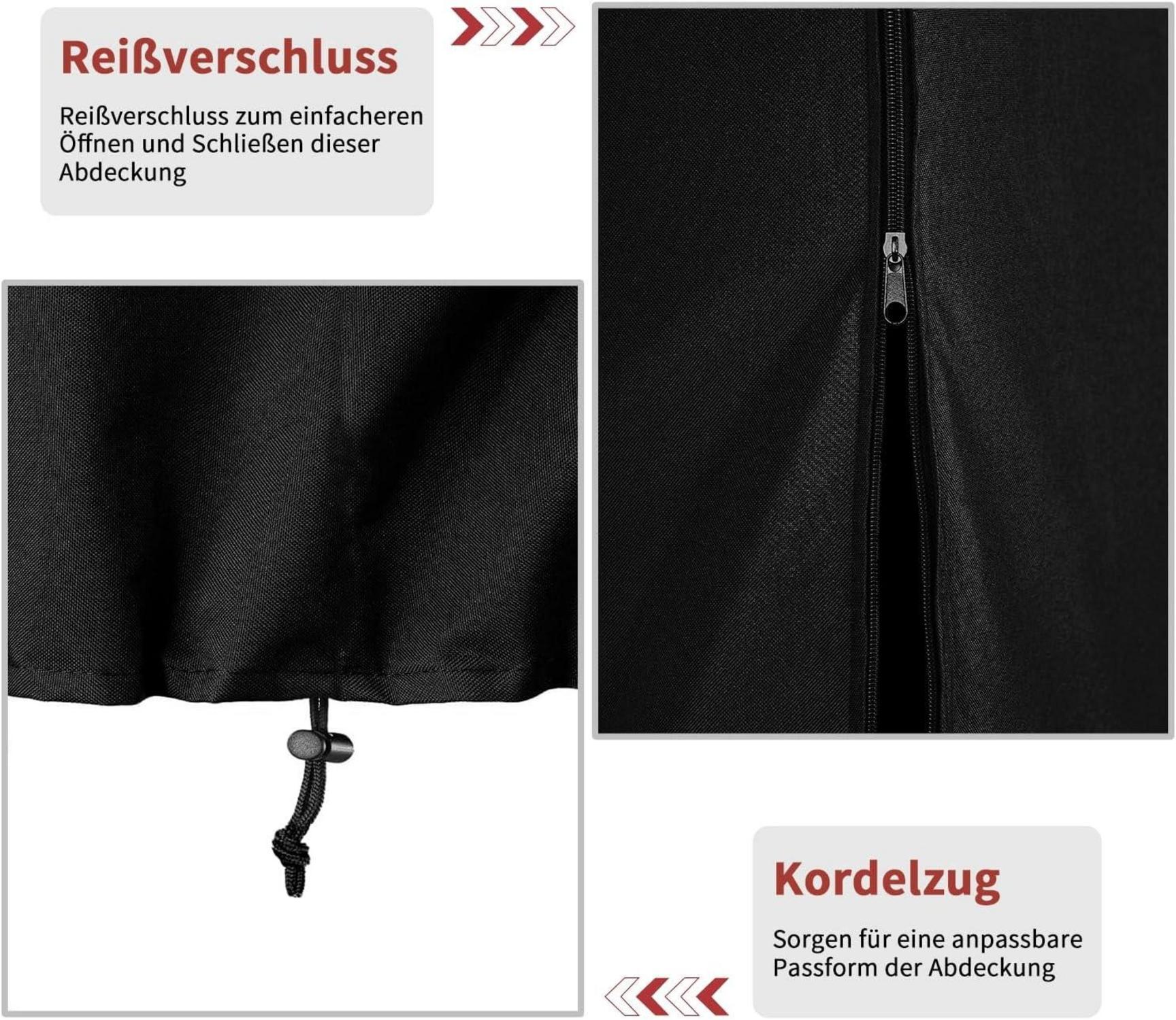 Hängesessel Abdeckung Winterfest 420D Oxford Wasserdicht Ø115x190cm