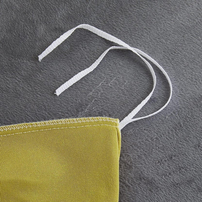 Fleece Bettwäsche Set 135x200 - Warm & Flauschig Gelb-Grau