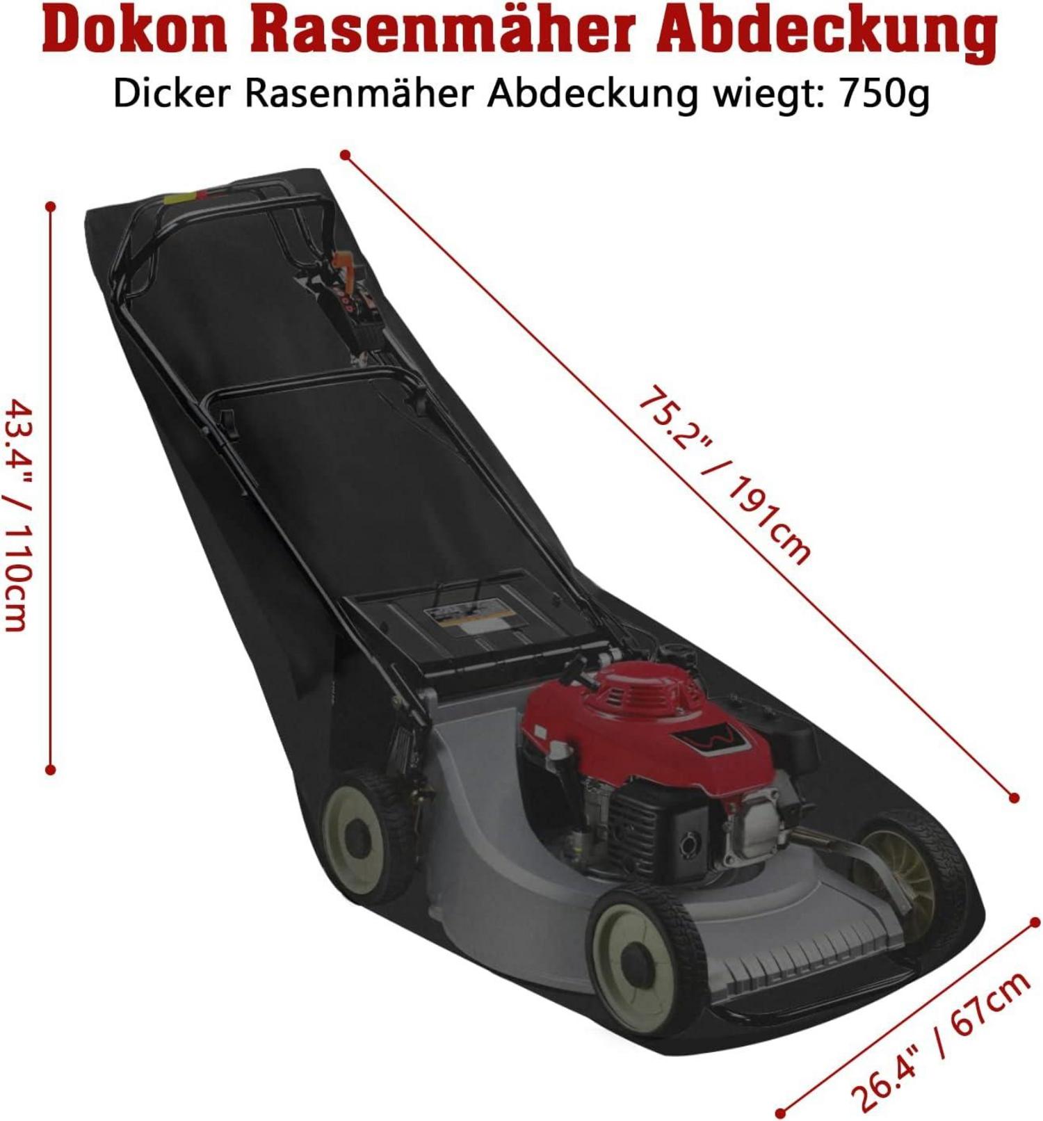 Rasenmäher Abdeckung Wasserdicht Winddicht UV-Beständig 600D Oxford