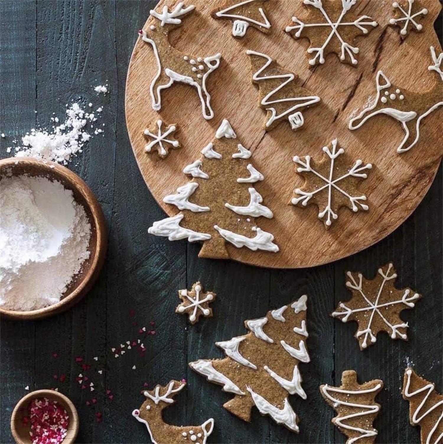 5-teiliges Weihnachts Ausstechformen Set