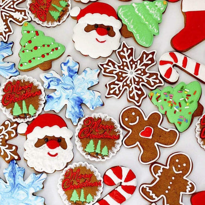 Ausstechformen Set Weihnachten 5-teilig Edelstahl Lebkuchenmann Weihnachtsbaum Rentier