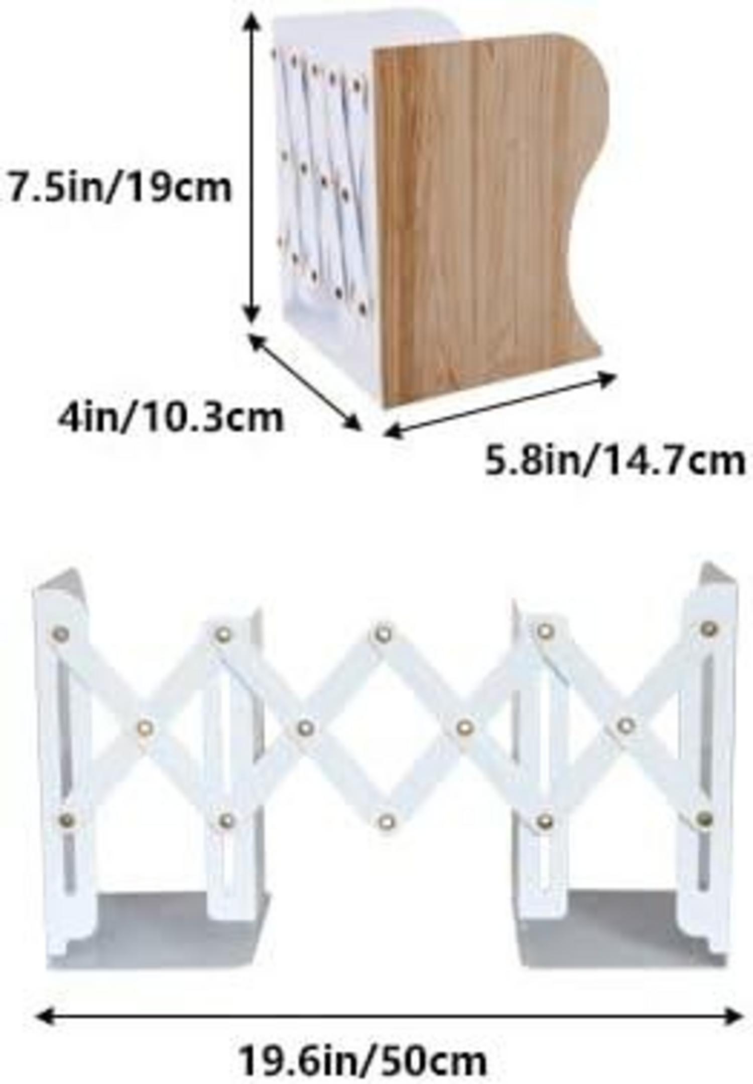 Verstellbare Metall Buchstütze für Regal und Schreibtisch