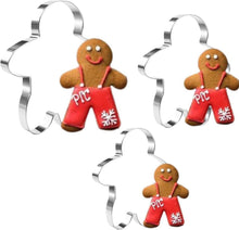 Ausstechformen-Set Lebkuchenmann 3-teilig Edelstahl