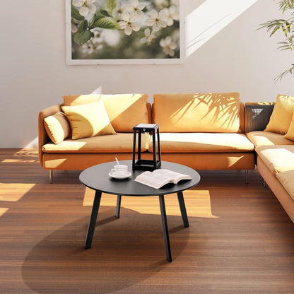 Beistelltisch Metall Garten Rund Sofatisch Kaffeetisch