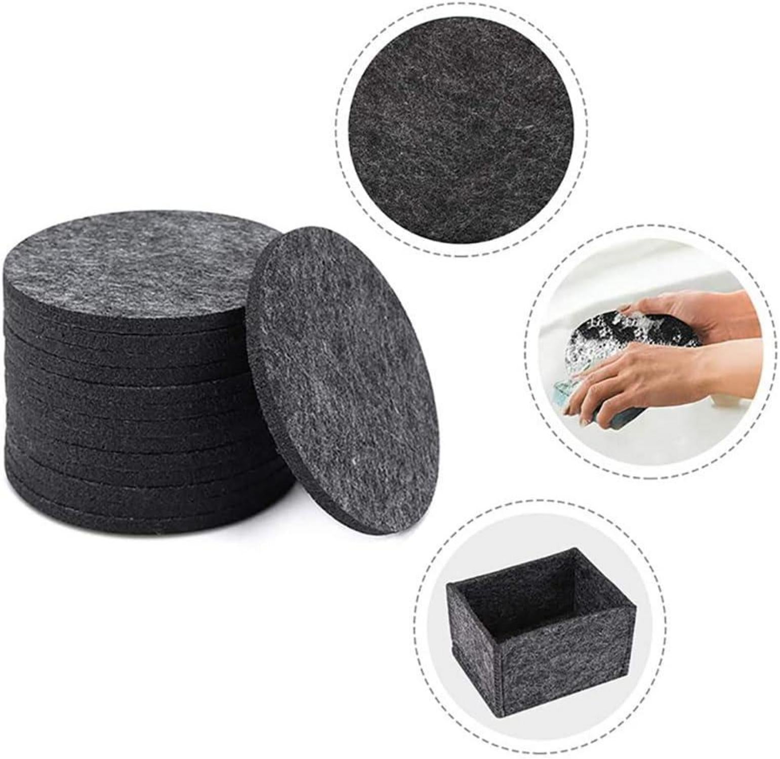Filz Untersetzer Set Rund Gläser Aufbewahrungsbox 10cm Dicke