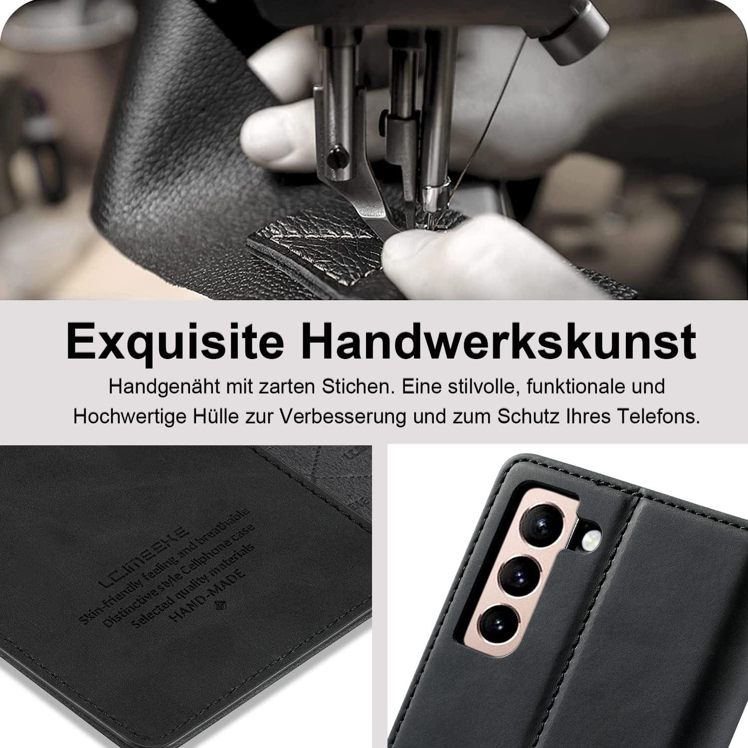 2024 Upgraded Samsung Galaxy S22 Hülle Leder Wallet Case