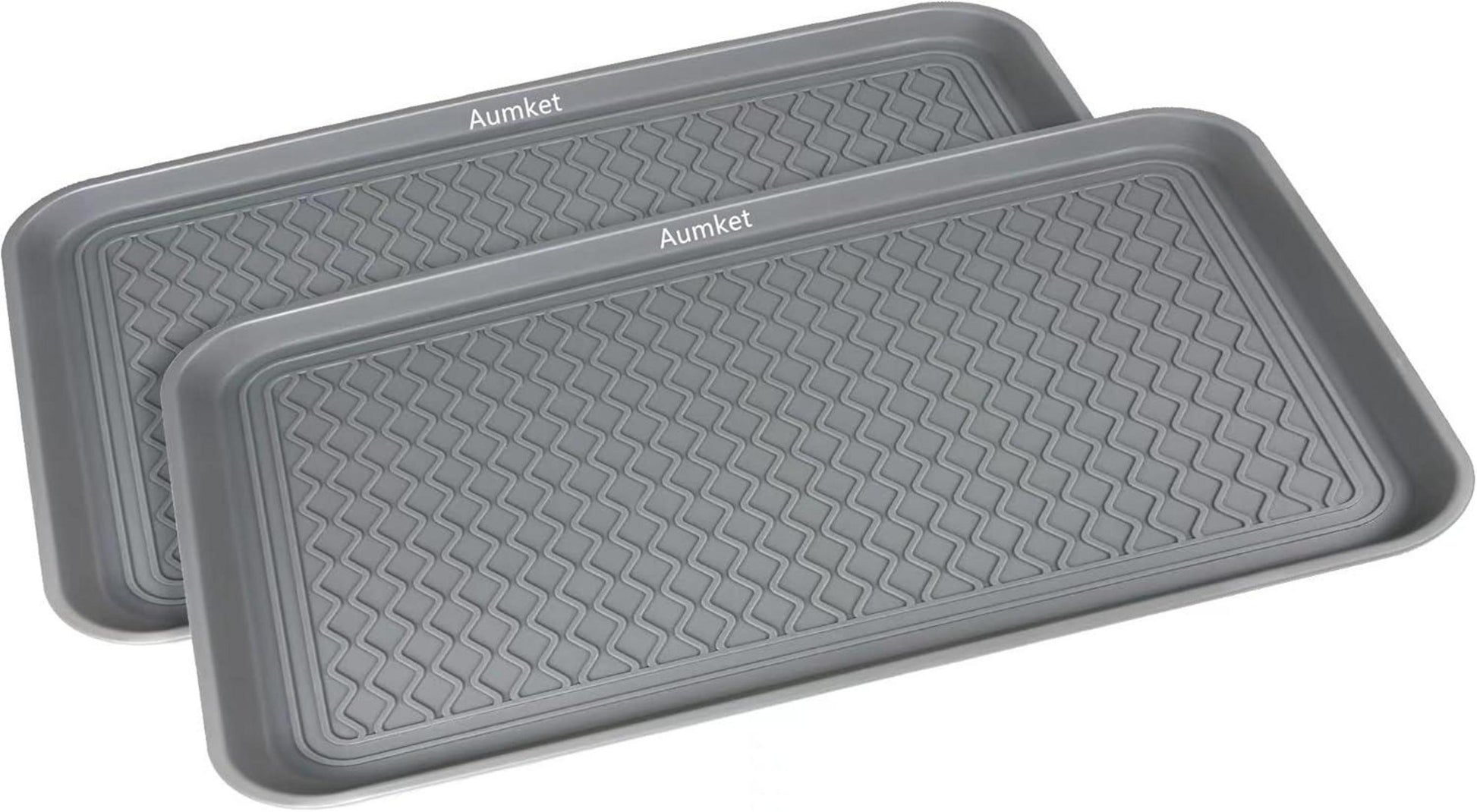 Schuhabtropfschale 2er Set 60x40x3 cm Haustiere Hunde Schuhe Garten