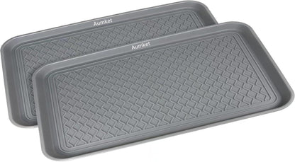 Schuhabtropfschale 2er Set 60x40x3 cm Haustiere Hunde Schuhe Garten