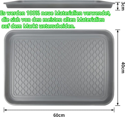 Schuhabtropfschale 2er Set 60x40x3 cm Haustiere Hunde Garten geeignet