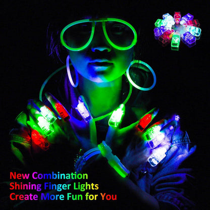 Segotendy Knicklichter Set 246PCS mit Leuchtstäben & Fingerlicht