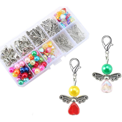 50x Schutzengel Schlüsselanhänger DIY Set zum Verschenken