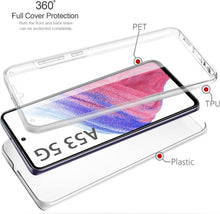Samsung Galaxy A53 5G Hülle 360 Grad Stoßdämpfende Silikon