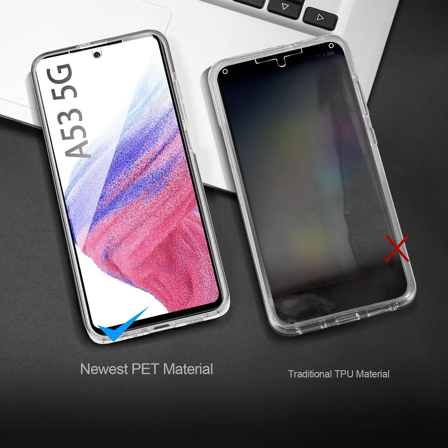 Schutzhülle Samsung Galaxy A53 5G 360 Grad Silikon Crystal Cover