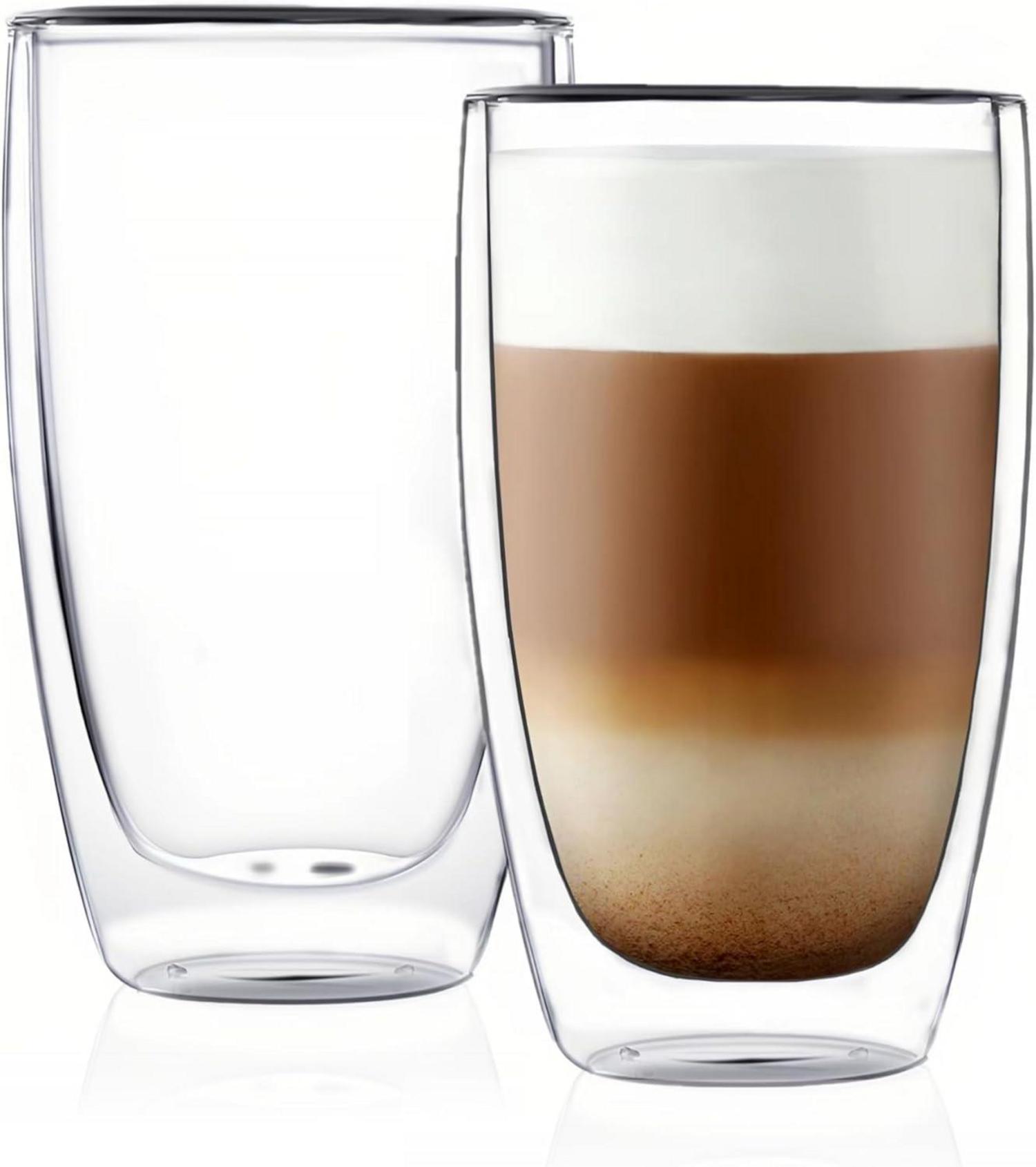 Doppelwandige Thermogläser Latte Macchiato 2er-Set 400ml