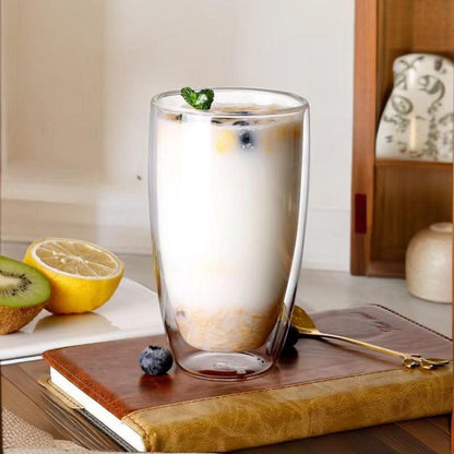 Doppelwandige Thermoglas Latte Macchiato Gläser 400ml 2er-Set