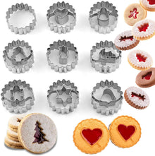 Weihnachts Ausstechformen Set 9-teilig Edelstahl Cookies Fondant Kekse