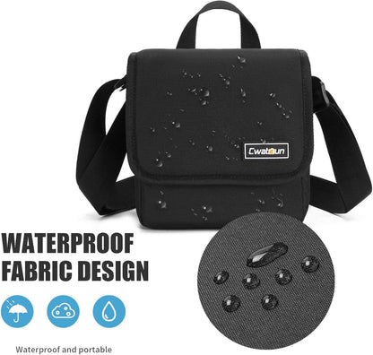 Cwatcun Polaroid Kameratasche für Polaroid Kameras schwarz