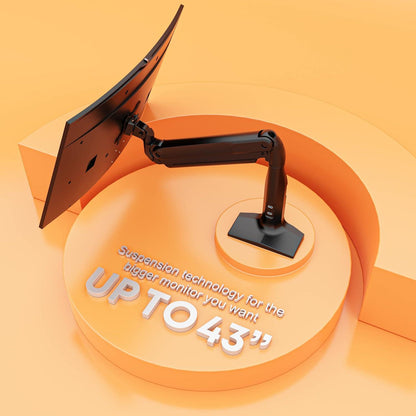 PUTORSEN Monitor Halterung für 17-43 Zoll Flach Curved Bildschirm USB 3.0 Port