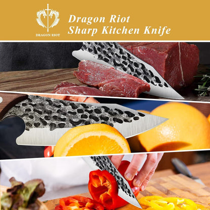 DRAGON RIOT Kochmesser Profi Japanisches Messer Scharf