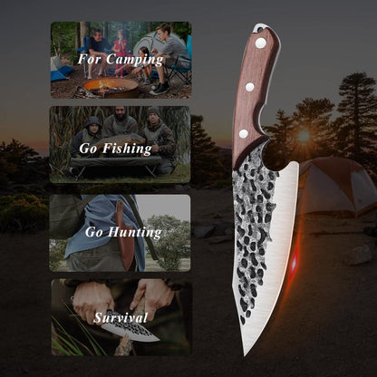 DRAGON RIOT Kochmesser Japanisch Wikinger Profi Messer mit Scheide