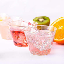 Gold Glitter Plastikbecher 9oz 270ml elegante Party Cups 25