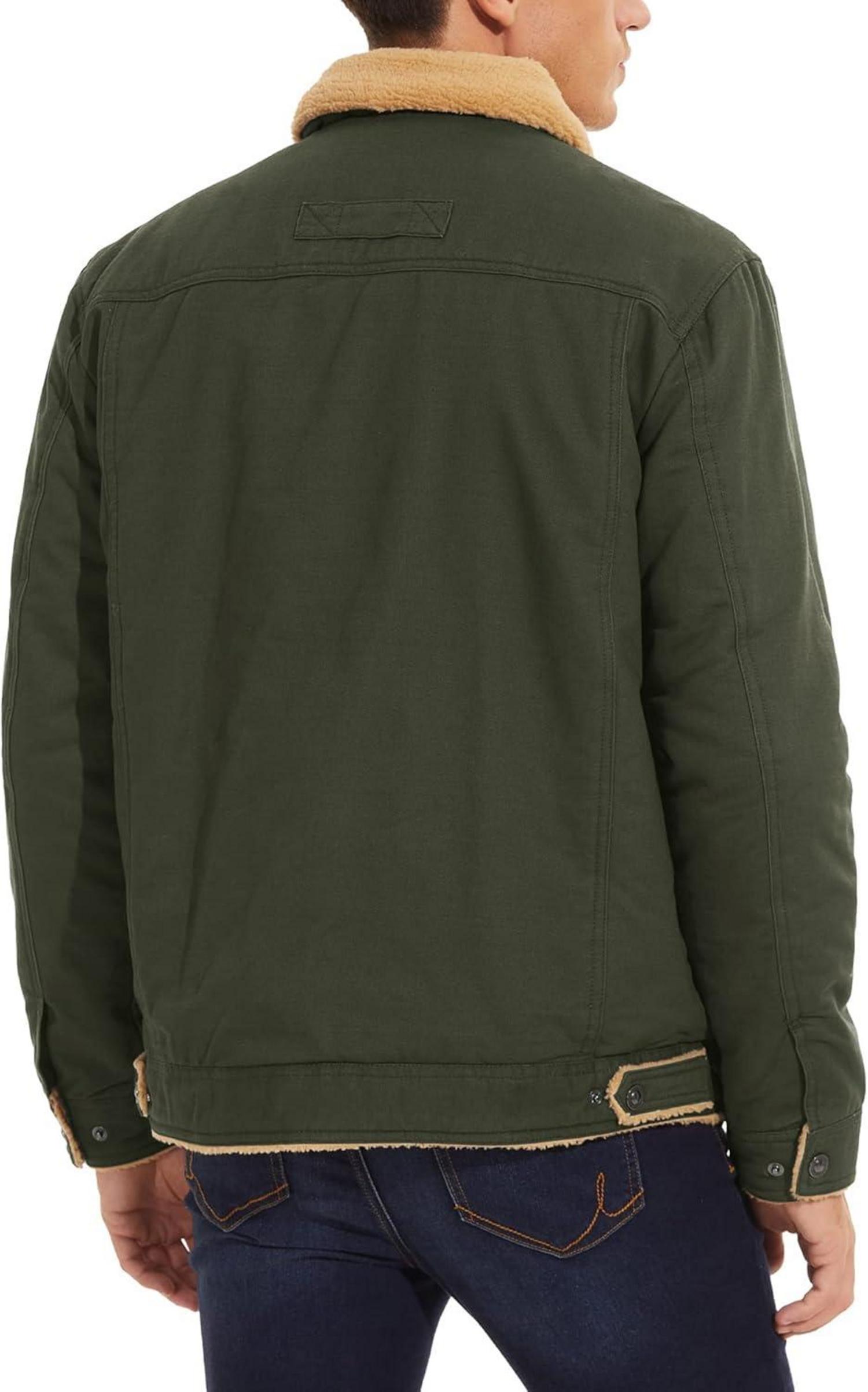 Militär Winterjacke Herren Fleece Winddicht Outdoor Cargo Warm