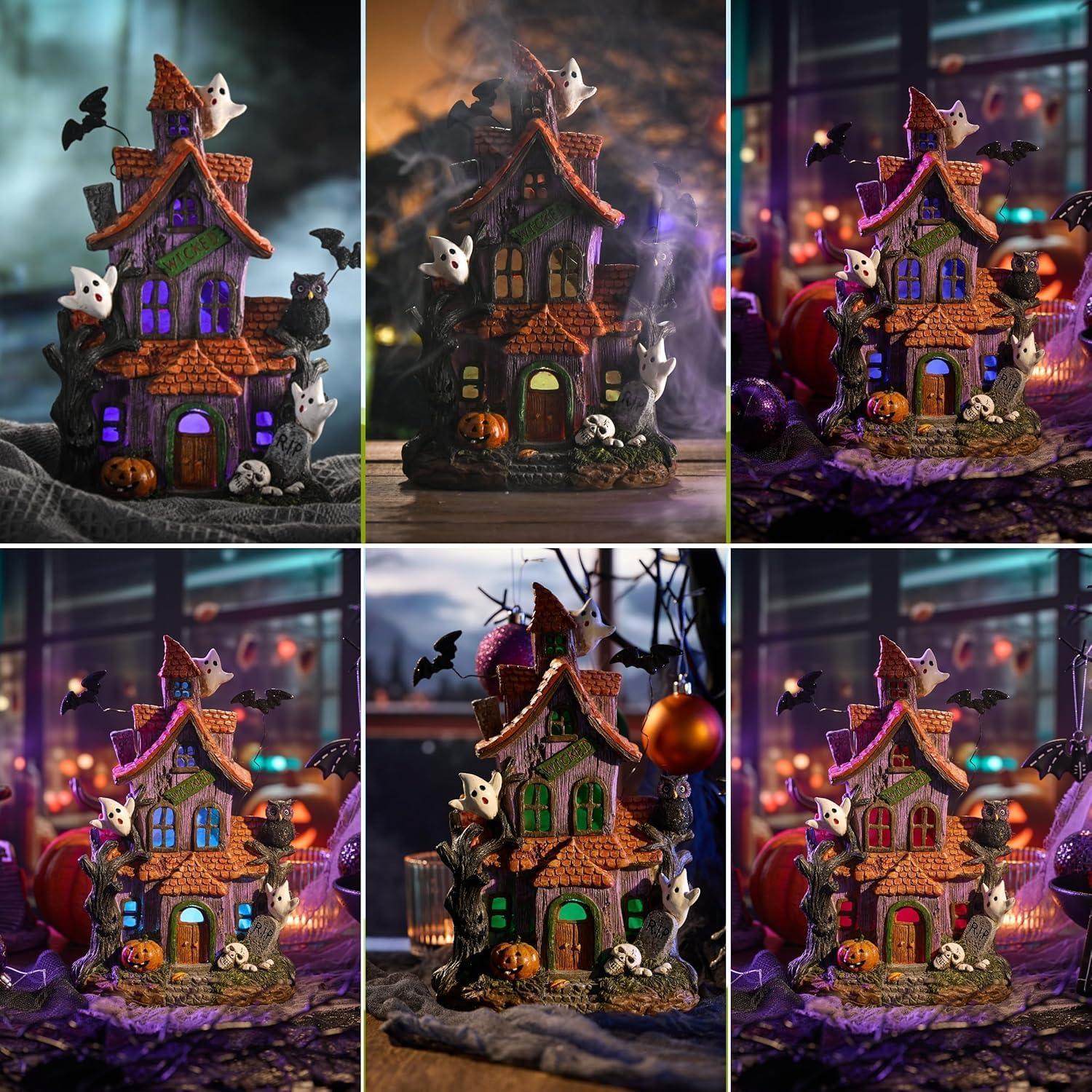 Halloween Dekoration mit farbwechselnden