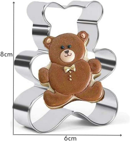 Teddybär Ausstecher Edelstahl Kuchendekoration Bake Cookie Cutter