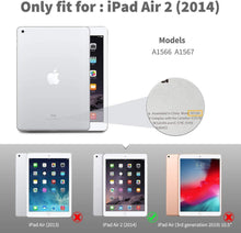iPad Air 2 Hülle Ultra Dünn Transluzent Matt Rückseite