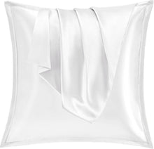 Satin Kissenbezug 80x80 2er Set Weich wie Silk Pillowcase Curly Haar