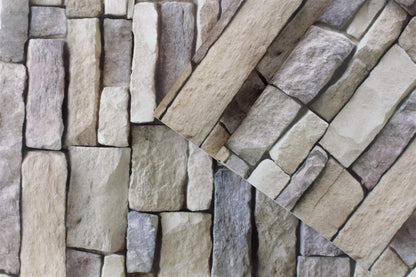 Selbstklebende Vintage Ziegel Tapete Stein Aufkleber 45x600cm Grau