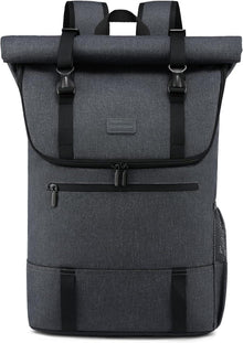 Roll Top Rucksack 17 Zoll Laptop wasserdicht groß für Arbeit Uni