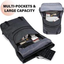 Rucksack für 17 Zoll Laptop, Wasserdichter Roll