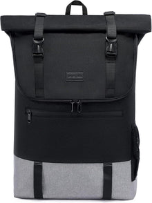 Großer Wasserdichter Laptop Rucksack 17,3 Zoll Rolltop Uni Arbeit