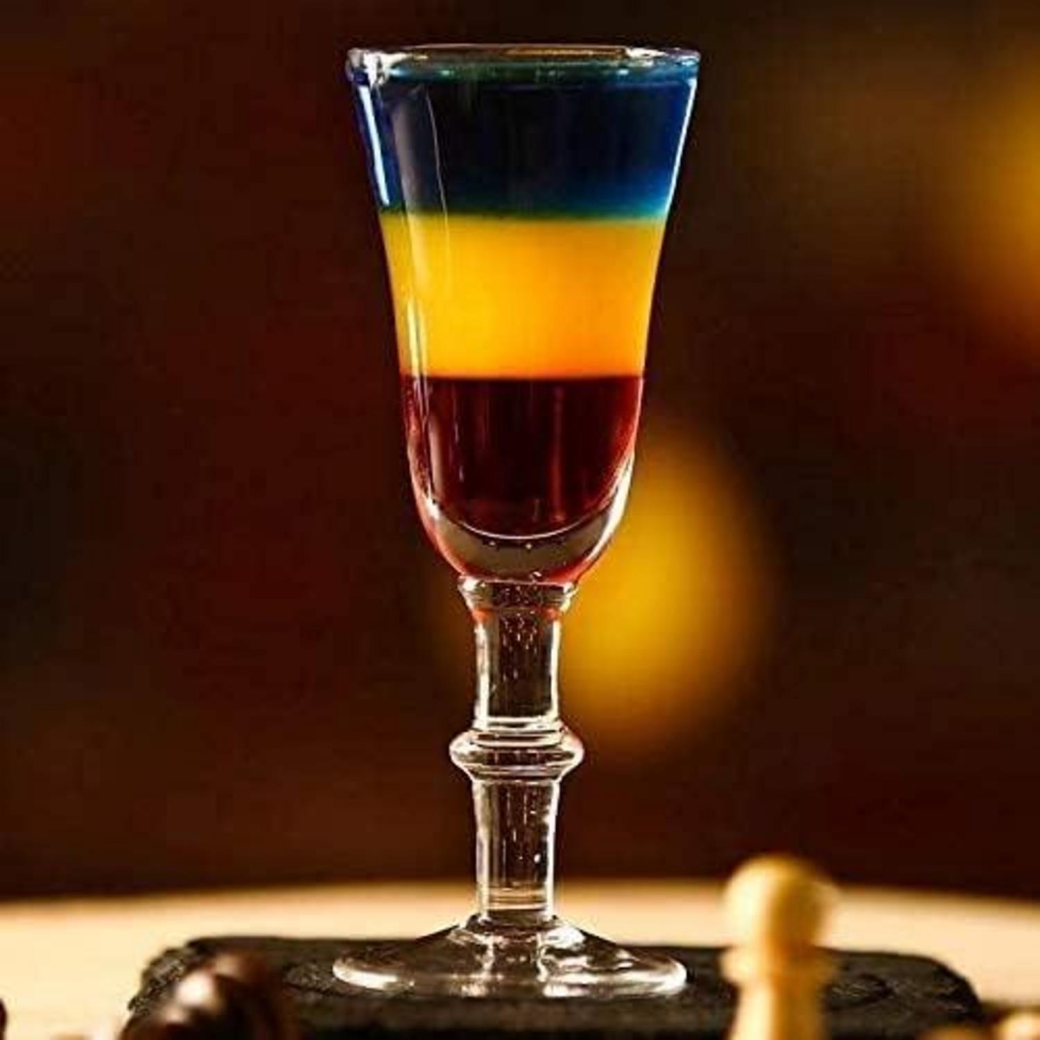 Jaief Schnapsgläser 30 ml Shot Likörgläser 6er Set heavy base Spülmaschinenfest
