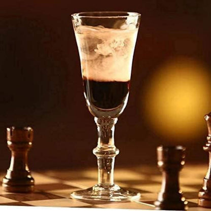 Jaief Schnapsgläser Set mit Stiel, 30ml Shotgläser 6 Stück - Whisky Likör