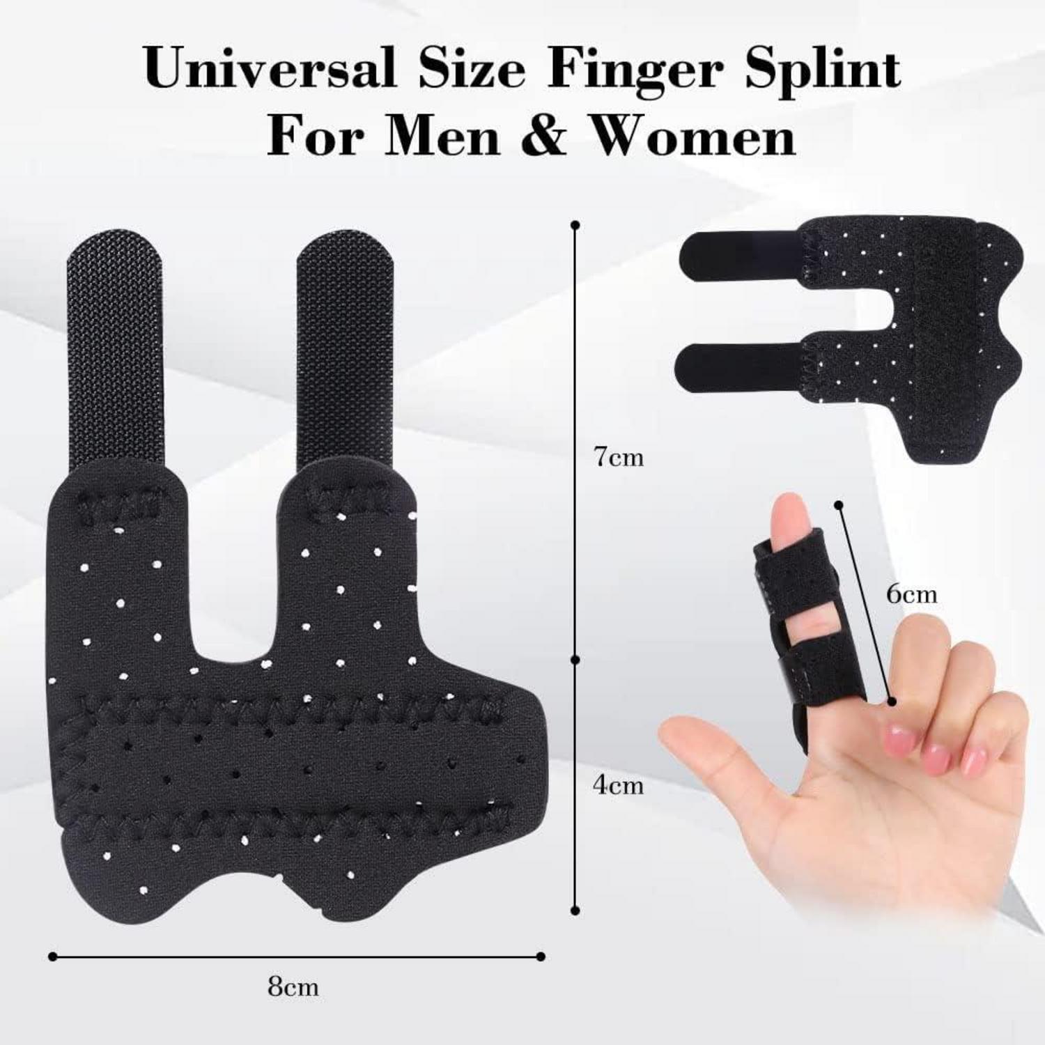 Fingerschiene 2 Stück Finger Schiene für Verstauchungen