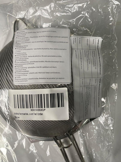 Walfos Feinmaschsieb-Set Premium-Edelstahl 3 Größen