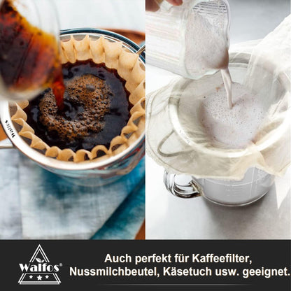 Feinmaschsieb-Set Premium Edelstahl Rahmen Griff Gemüse Pasta Tee 4 Größen