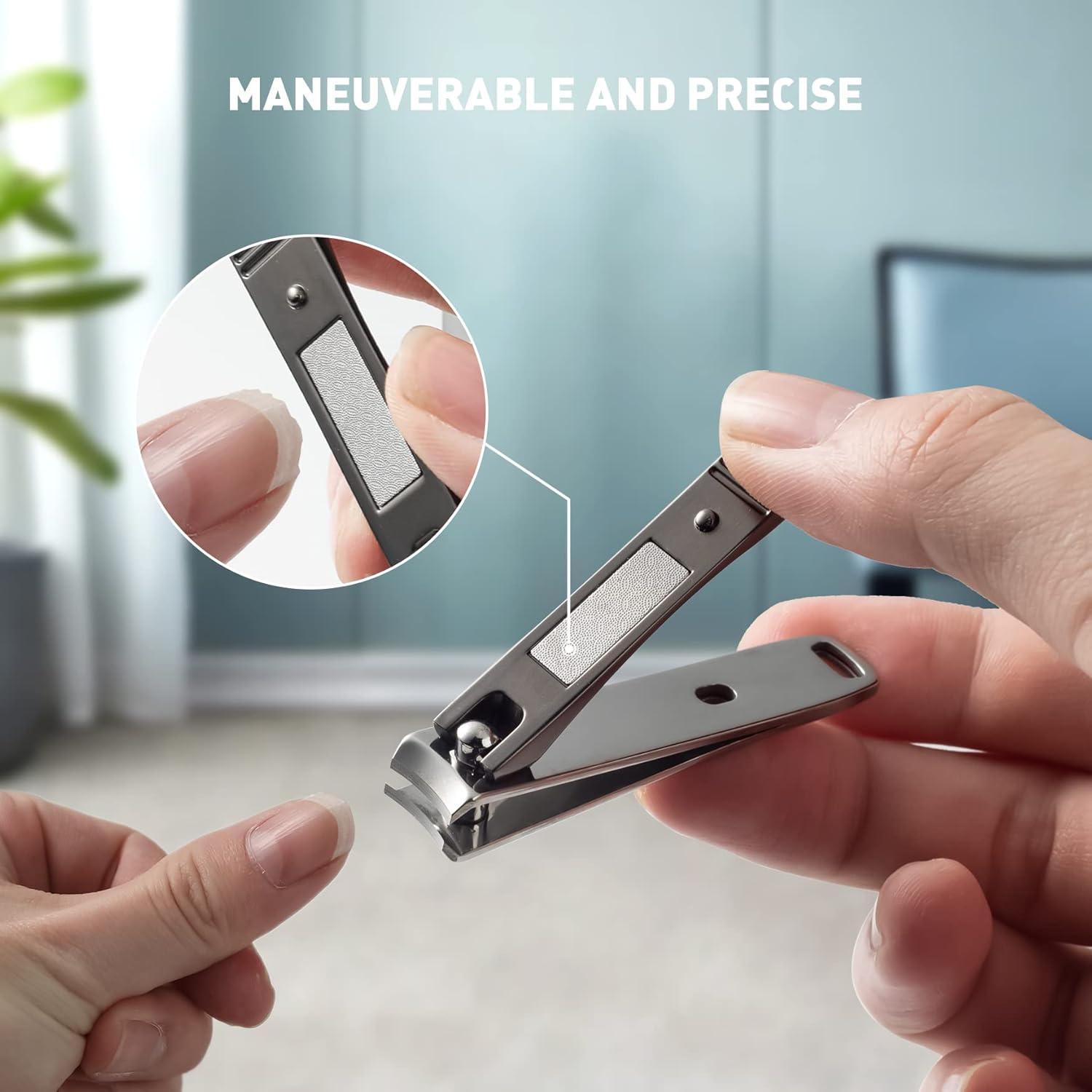 Nagelknipser Set 2er Pack Fingernagel Zehennagel Nail Clipper, dermatologisch entwickelt