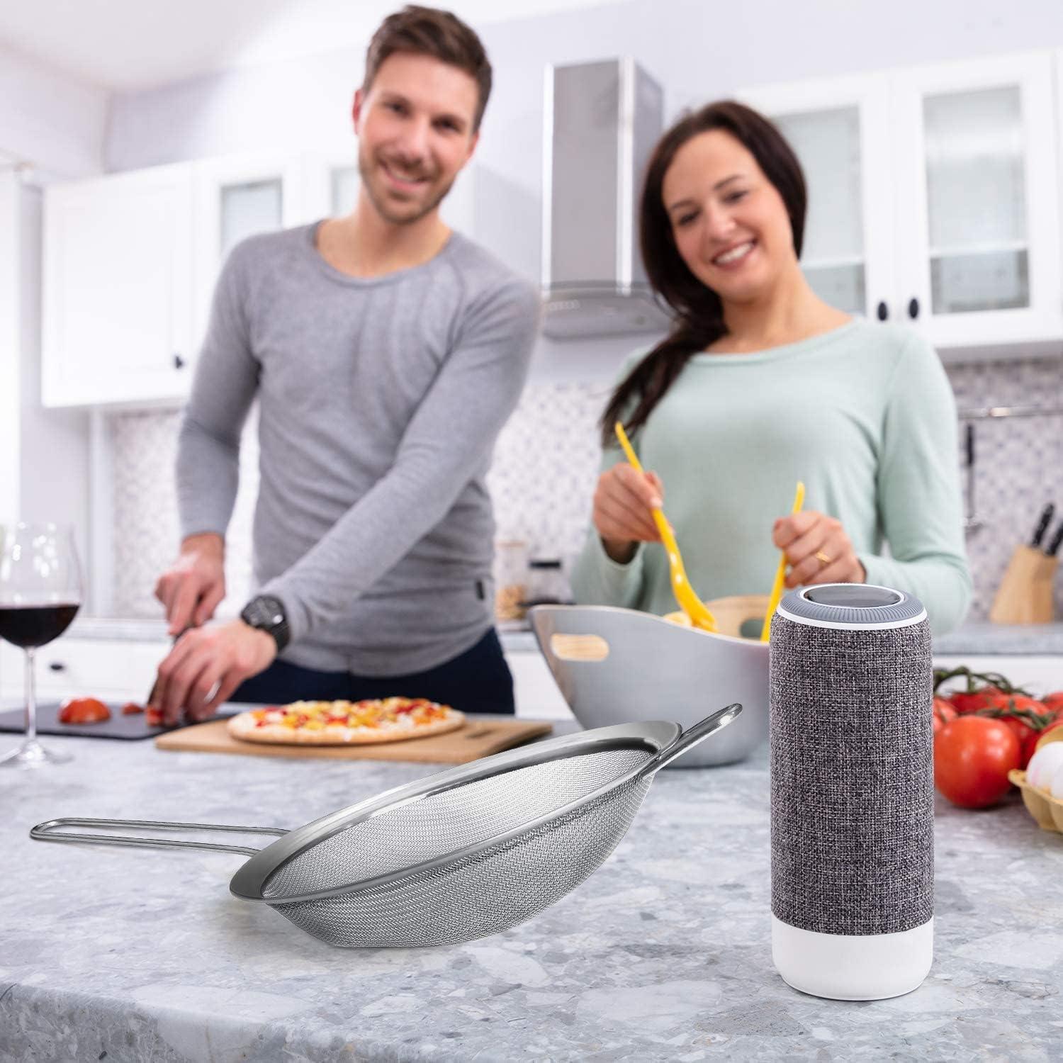 Walfos Feinmaschensiebe Premium-Edelstahl für Gemüse Tee Pasta 24cm